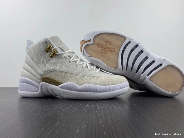 Cheap LUCY Retro Jordan White 12 OVO 873864-102 0813